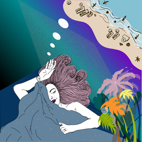 Girl Daydreaming